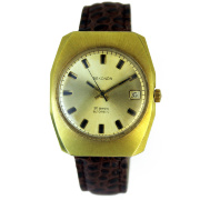 Часы "SEKONDA" автомат экспортные 1975 года в крупном позолоченном  Au20 корпусе