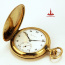 Красивые золотые часы с белым эмалевым циферблатом Gold pocket watch "August Ericsson" - Красивые золотые часы с белым эмалевым циферблатом